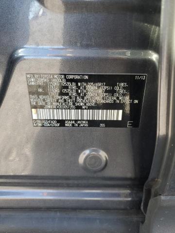 JTMRFREV2ED051255 - 2014 TOYOTA RAV4 XLE GRAY photo 13