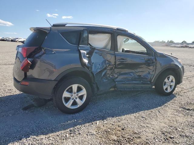 JTMRFREV2ED051255 - 2014 TOYOTA RAV4 XLE GRAY photo 3