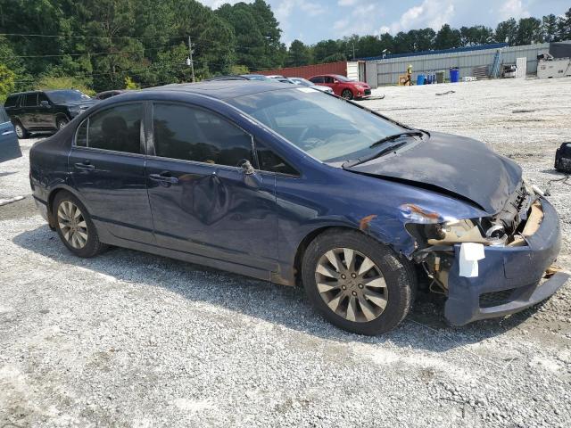 2HGFA16839H518964 - 2009 HONDA CIVIC EX BLUE photo 4