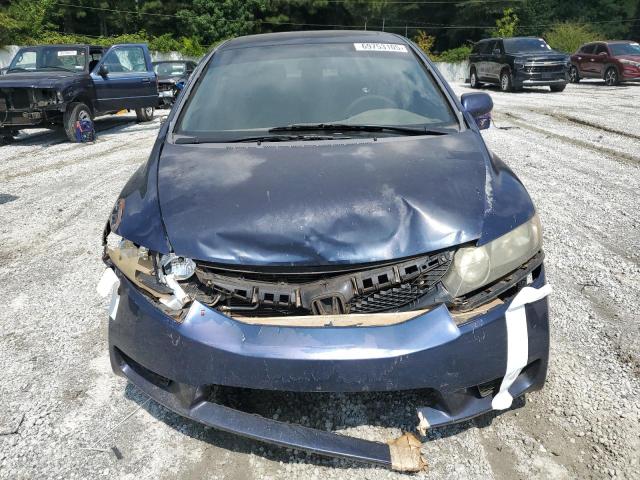 2HGFA16839H518964 - 2009 HONDA CIVIC EX BLUE photo 5
