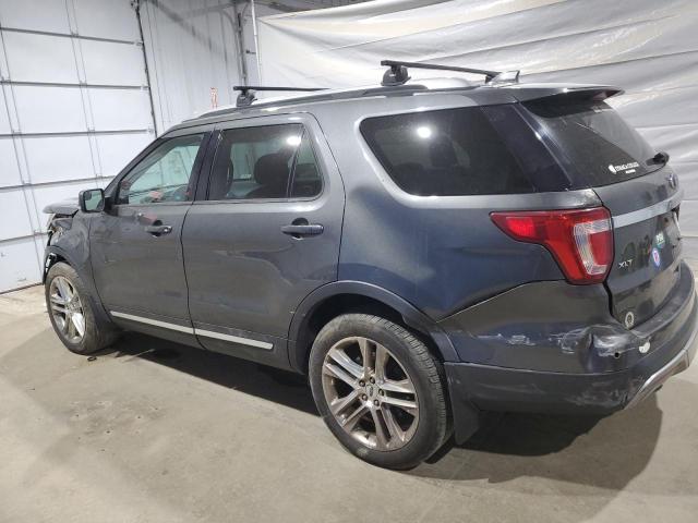 1FM5K8D87GGB90584 - 2016 FORD EXPLORER XLT GRAY photo 2