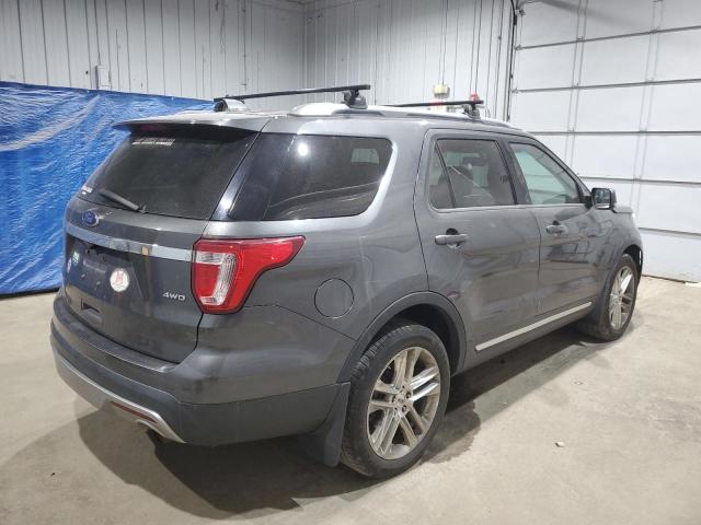 1FM5K8D87GGB90584 - 2016 FORD EXPLORER XLT GRAY photo 3