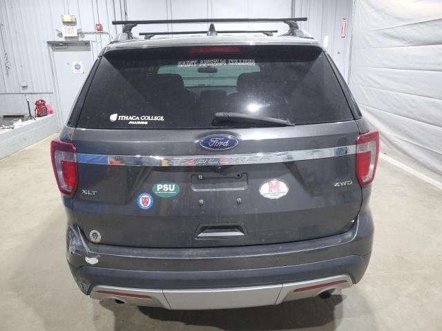 1FM5K8D87GGB90584 - 2016 FORD EXPLORER XLT GRAY photo 6