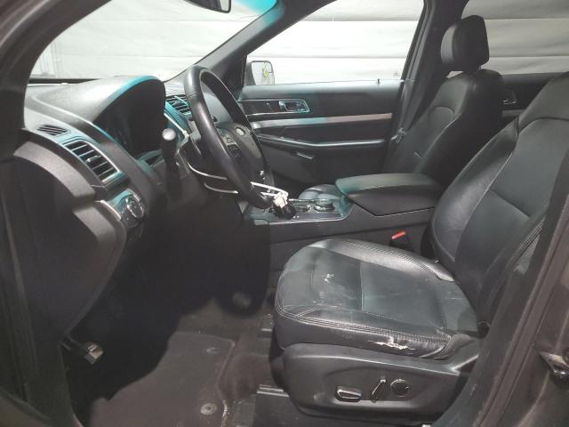 1FM5K8D87GGB90584 - 2016 FORD EXPLORER XLT GRAY photo 7