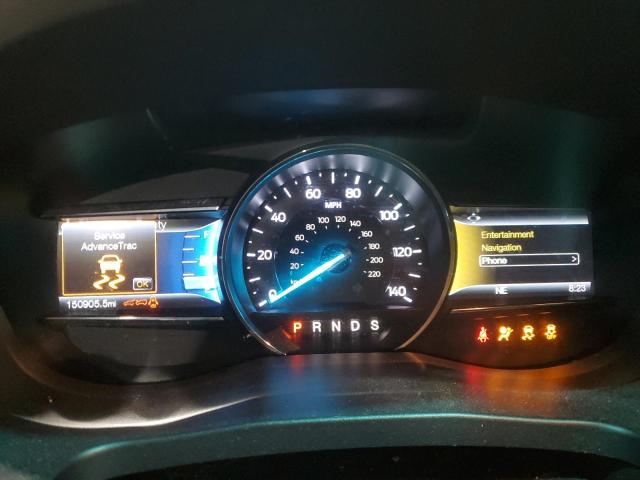 1FM5K8D87GGB90584 - 2016 FORD EXPLORER XLT GRAY photo 9