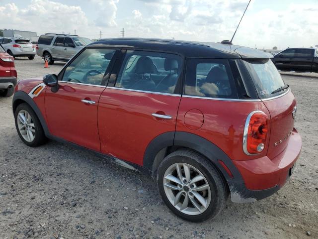 WMWZB3C58DWR35888 - 2013 MINI COOPER COUNTRYMAN RED photo 2