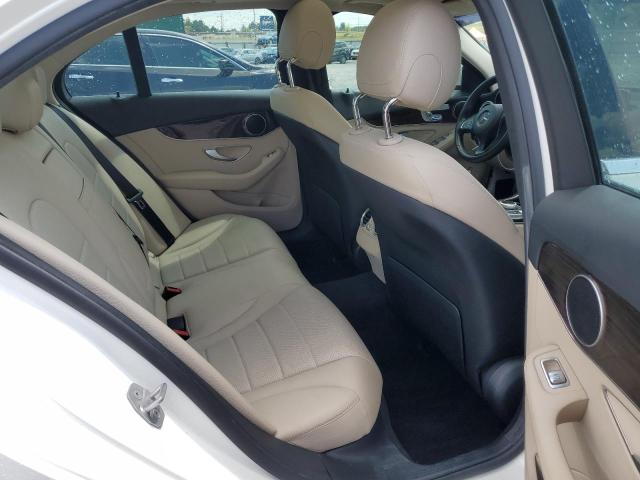 WDDWF4JB0JR340574 - 2018 MERCEDES-BENZ C 300 WHITE photo 10