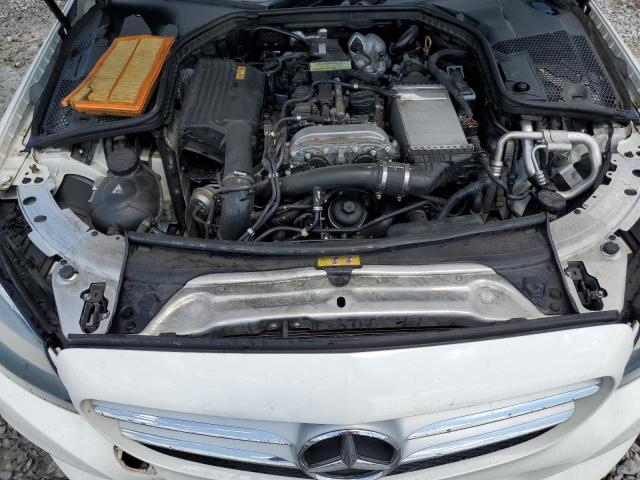 WDDWF4JB0JR340574 - 2018 MERCEDES-BENZ C 300 WHITE photo 11