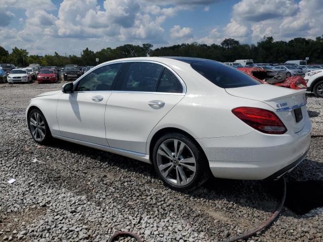 WDDWF4JB0JR340574 - 2018 MERCEDES-BENZ C 300 WHITE photo 2