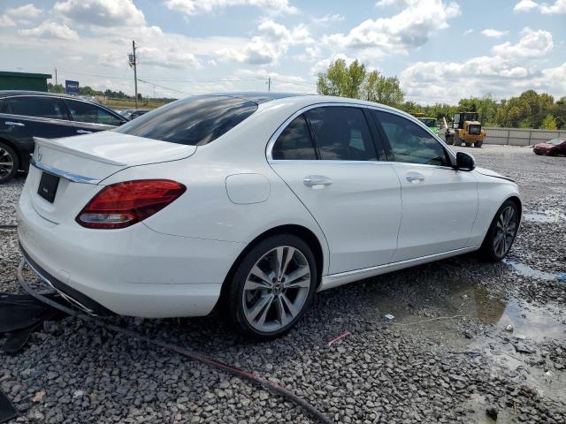 WDDWF4JB0JR340574 - 2018 MERCEDES-BENZ C 300 WHITE photo 3