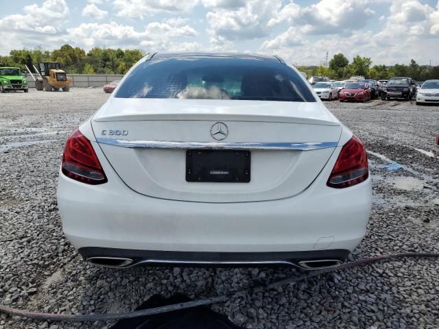 WDDWF4JB0JR340574 - 2018 MERCEDES-BENZ C 300 WHITE photo 6