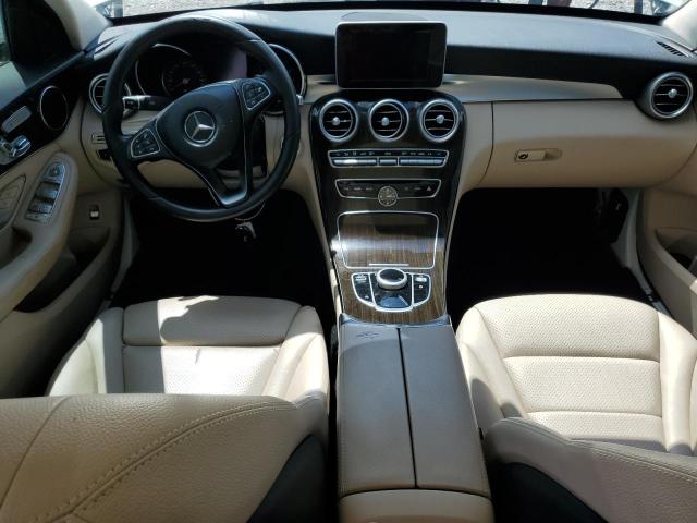 WDDWF4JB0JR340574 - 2018 MERCEDES-BENZ C 300 WHITE photo 8