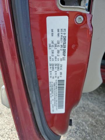 2C4RC1BG8CR326623 - 2012 CHRYSLER TOWN & COU TOURING 红色 照片 14