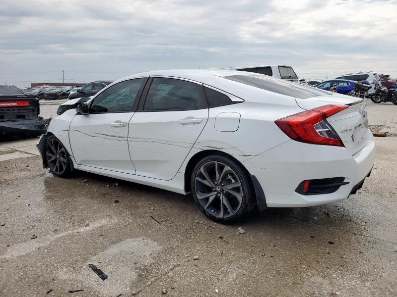 2HGFC2F80MH548061 - 2021 HONDA CIVIC SPORT თეთრი ფოტო 2