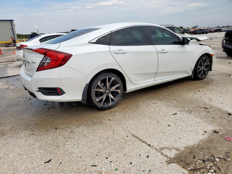 2HGFC2F80MH548061 - 2021 HONDA CIVIC SPORT თეთრი ფოტო 3