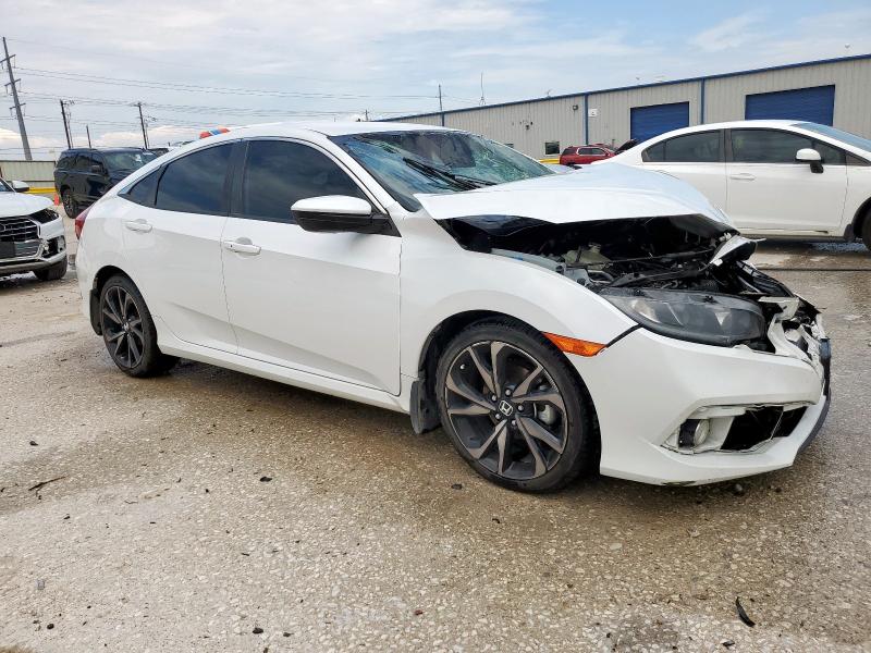 2HGFC2F80MH548061 - 2021 HONDA CIVIC SPORT თეთრი ფოტო 4
