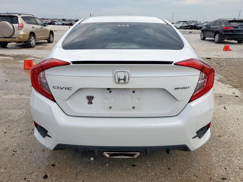 2HGFC2F80MH548061 - 2021 HONDA CIVIC SPORT თეთრი ფოტო 6