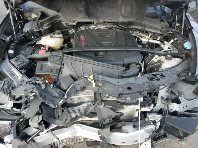 ZASPAKBN6M7D12487 - 2021 ALFA ROMEO STELVIO TI GRAY photo 12