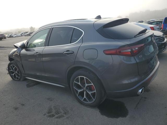 ZASPAKBN6M7D12487 - 2021 ALFA ROMEO STELVIO TI GRAY photo 2