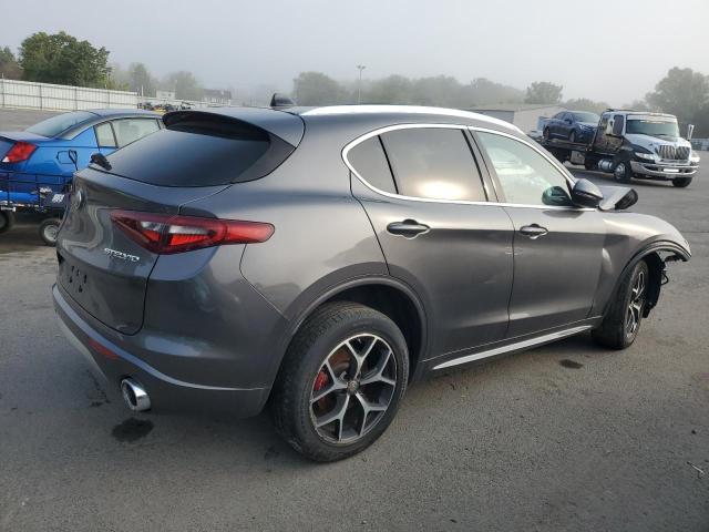 ZASPAKBN6M7D12487 - 2021 ALFA ROMEO STELVIO TI GRAY photo 3