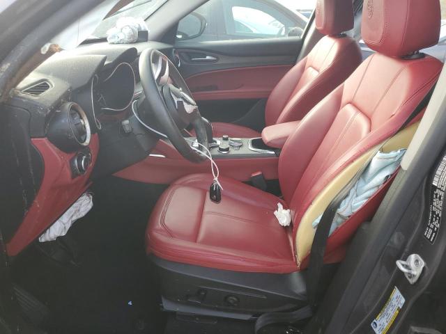 ZASPAKBN6M7D12487 - 2021 ALFA ROMEO STELVIO TI GRAY photo 7