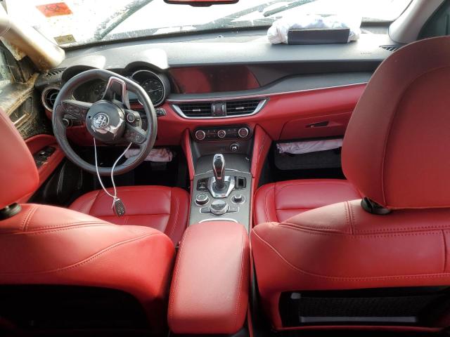 ZASPAKBN6M7D12487 - 2021 ALFA ROMEO STELVIO TI GRAY photo 8