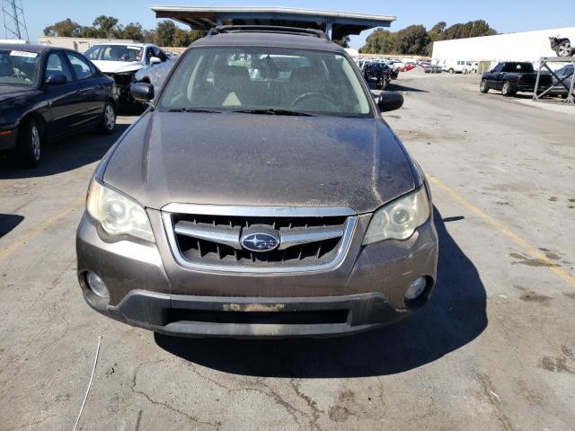 4S4BP61C187364698 - 2008 SUBARU OUTBACK 2.5I GRAY photo 5