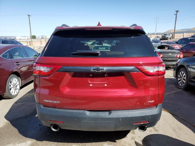 1GNERJKXXKJ230063 - 2019 CHEVROLET TRAVERSE RS BURGUNDY photo 6