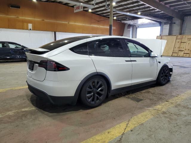 7SAXCDE5XPF396163 - 2023 TESLA MODEL X WHITE photo 3