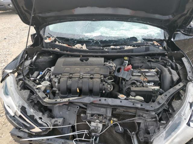 3N1AB7AP6JY262246 - 2018 NISSAN SENTRA S შავი ფოტო 11