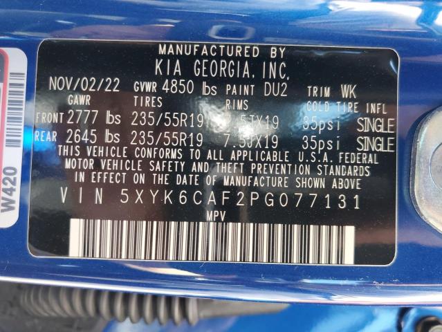 5XYK6CAF2PG077131 - 2023 KIA SPORTAGE X LINE BLUE photo 14