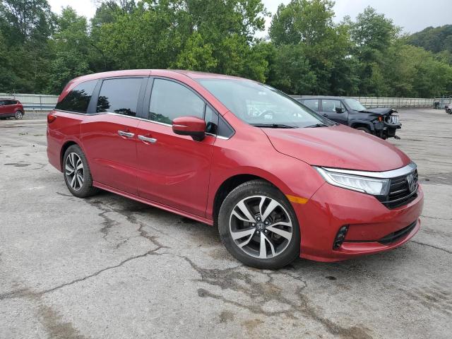 5FNRL6H87PB076306 - 2023 HONDA ODYSSEY TOURING Червоний фото 4
