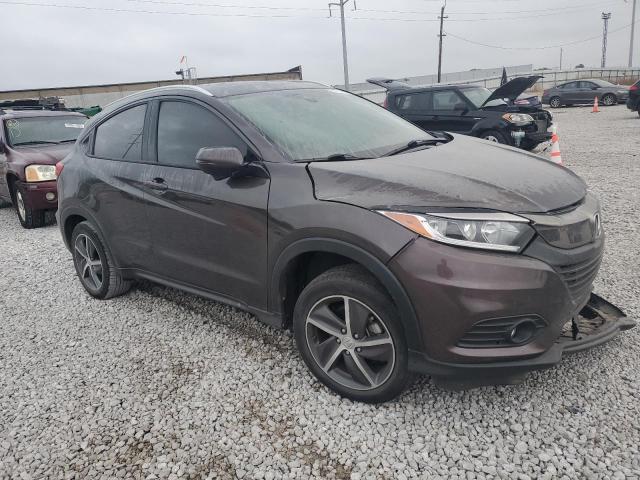 3CZRU6H71MM721070 - 2021 HONDA HR-V EXL BURGUNDY photo 4