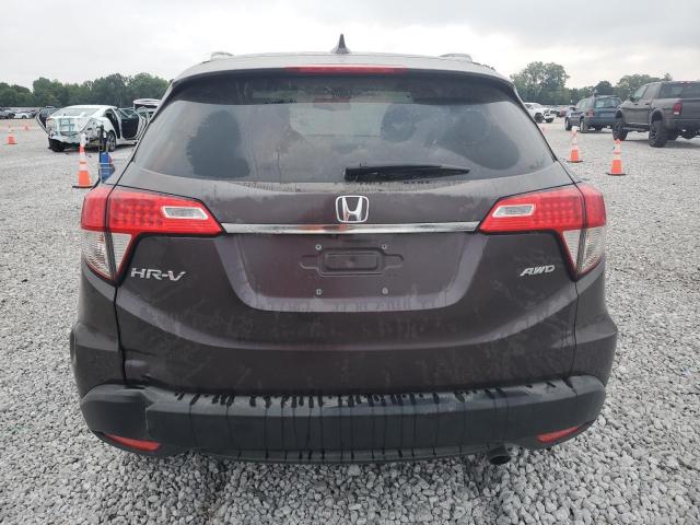 3CZRU6H71MM721070 - 2021 HONDA HR-V EXL BURGUNDY photo 6