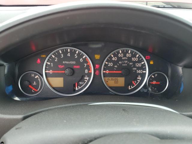 5N1AR18B28C608176 - 2008 NISSAN PATHFINDER S წითელი ფოტო 9