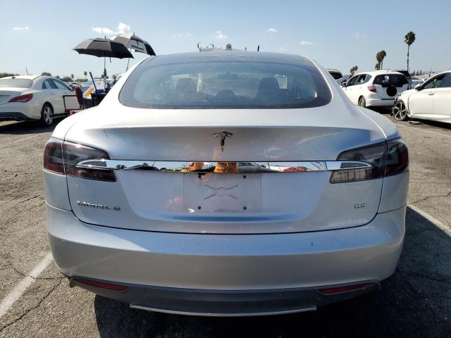 5YJSA1DN7DFP05502 - 2013 TESLA MODEL S ვერცხლისფერი ფოტო 6