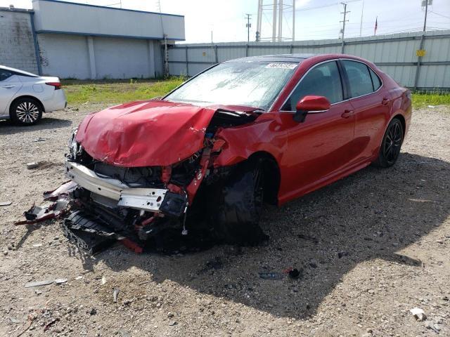 4T1K61AKXNU023794 - 2022 TOYOTA CAMRY XSE RED photo 1