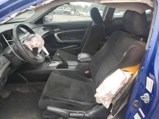 1HGCS12718A012589 - 2008 HONDA ACCORD EX BLUE photo 7