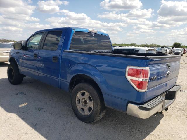 1FTFW1CV1AKE72851 - 2010 FORD F150 SUPERCREW BLUE photo 2