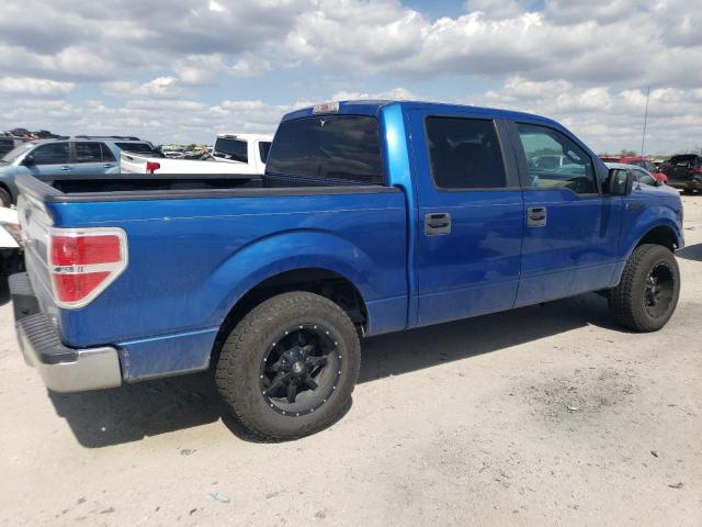 1FTFW1CV1AKE72851 - 2010 FORD F150 SUPERCREW BLUE photo 3