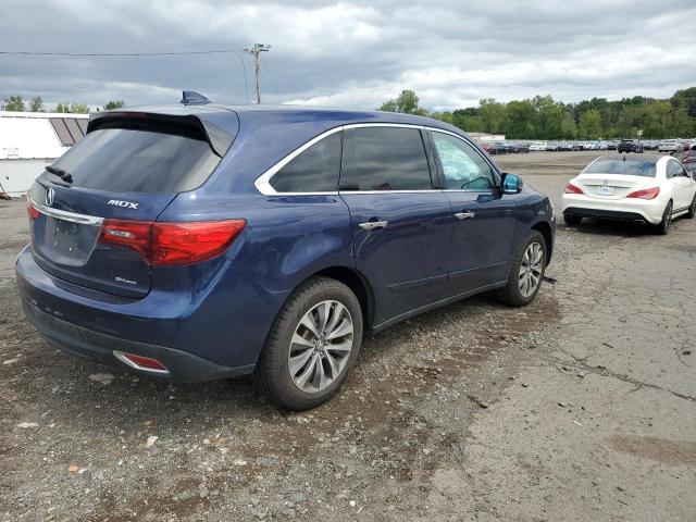5FRYD4H4XEB033780 - 2014 ACURA MDX TECHNOLOGY BLUE photo 3