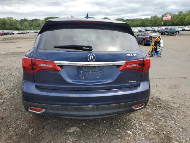 5FRYD4H4XEB033780 - 2014 ACURA MDX TECHNOLOGY BLUE photo 6
