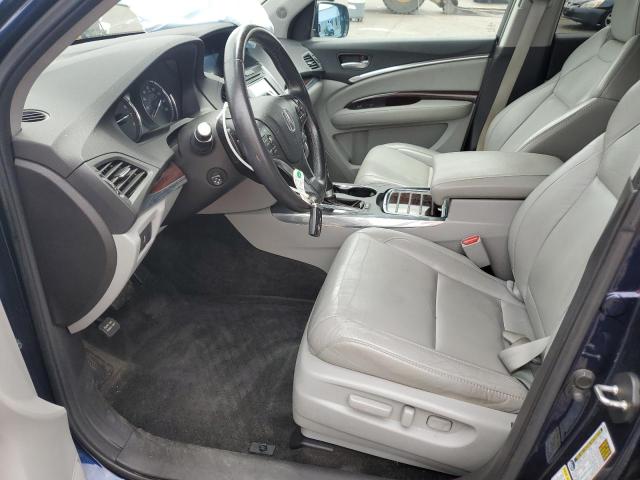5FRYD4H4XEB033780 - 2014 ACURA MDX TECHNOLOGY BLUE photo 7
