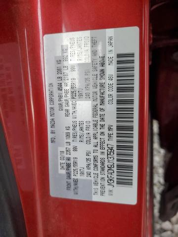 JM3KFADM9J1375947 - 2018 MAZDA CX-5 GRAND TOURING RED photo 12