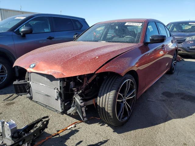 3MW5U7J09M8B63403 - 2021 BMW M340I ORANGE photo 1