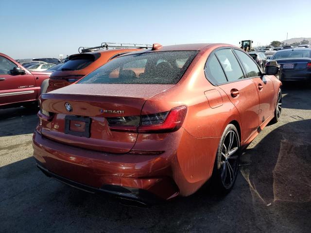 3MW5U7J09M8B63403 - 2021 BMW M340I ORANGE photo 3