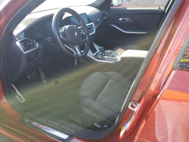 3MW5U7J09M8B63403 - 2021 BMW M340I ORANGE photo 7