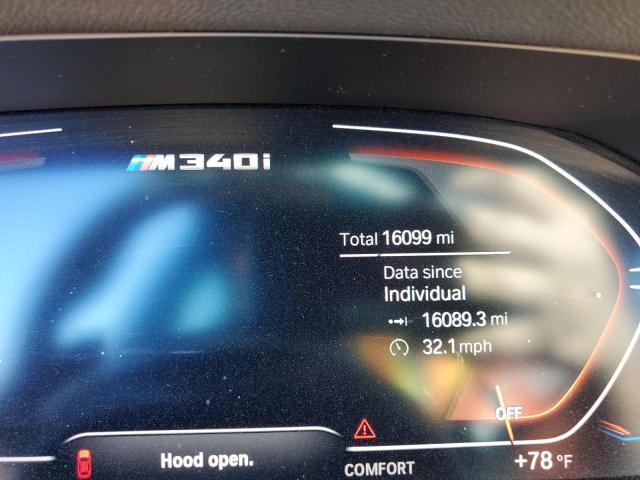 3MW5U7J09M8B63403 - 2021 BMW M340I ORANGE photo 9