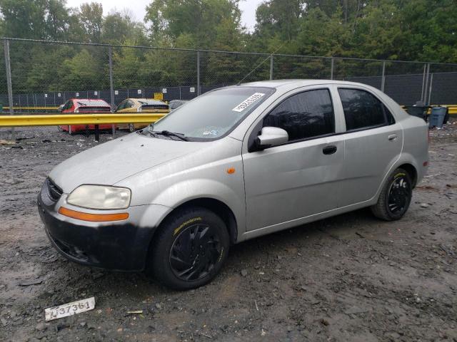 KL1TD526X4B123516 - 2004 CHEVROLET AVEO SILVER photo 1