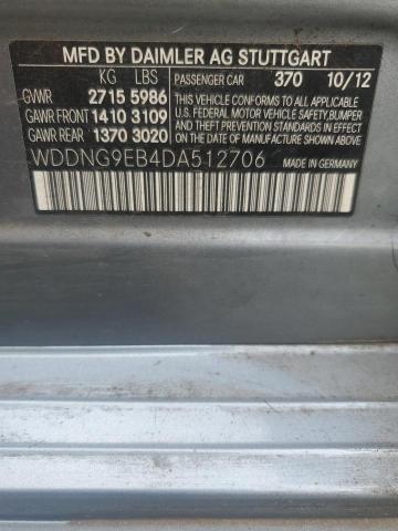 WDDNG9EB4DA512706 - 2013 MERCEDES-BENZ S 550 4MATIC SILVER photo 12